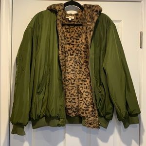 Easel Reversible oversized jacket